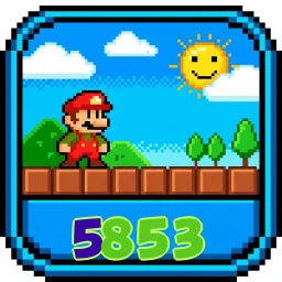 5853